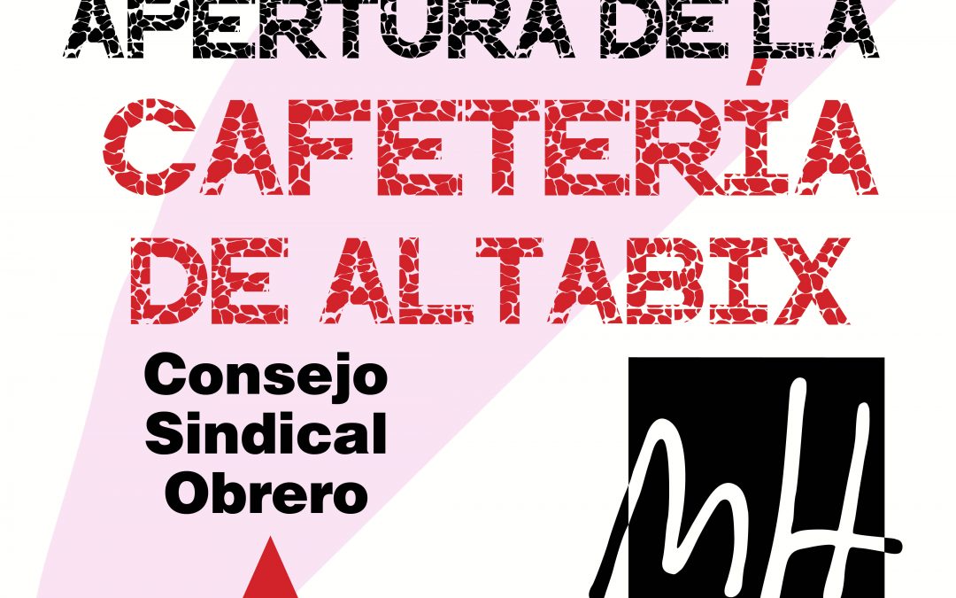 El sindicato CSO exige a la UMH la reapertura de la cafetería del edificio Altabix
