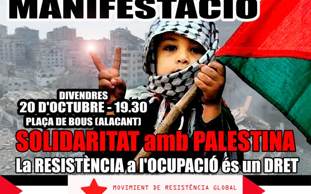 Movilizaciones en solidaridad con el pueblo palestino