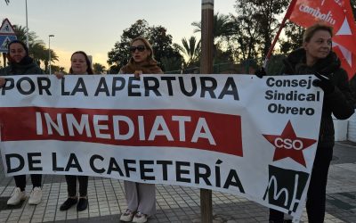 Otra visión de la reapertura de la Cafetería del Edificio Altabix